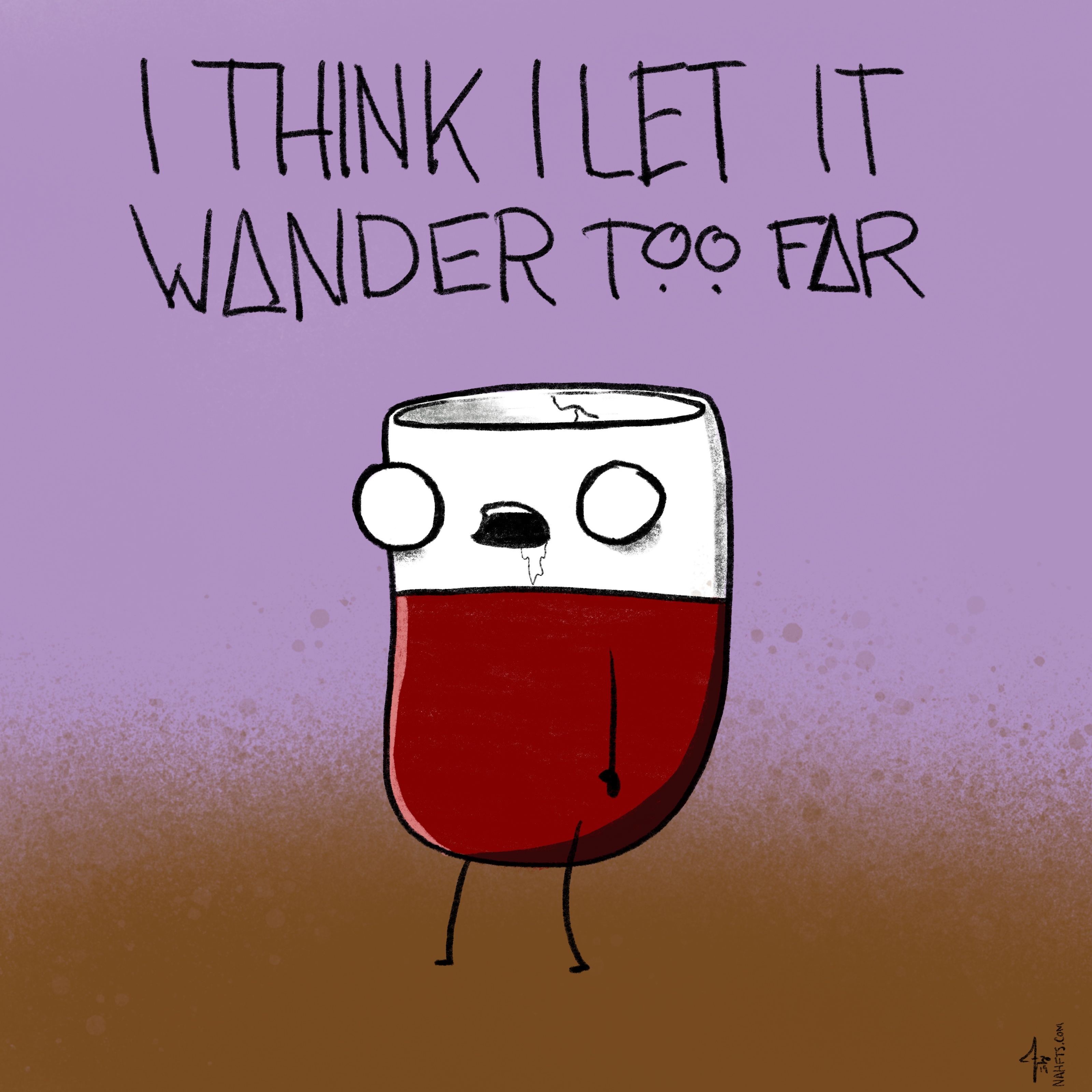 I think I let it wander too far