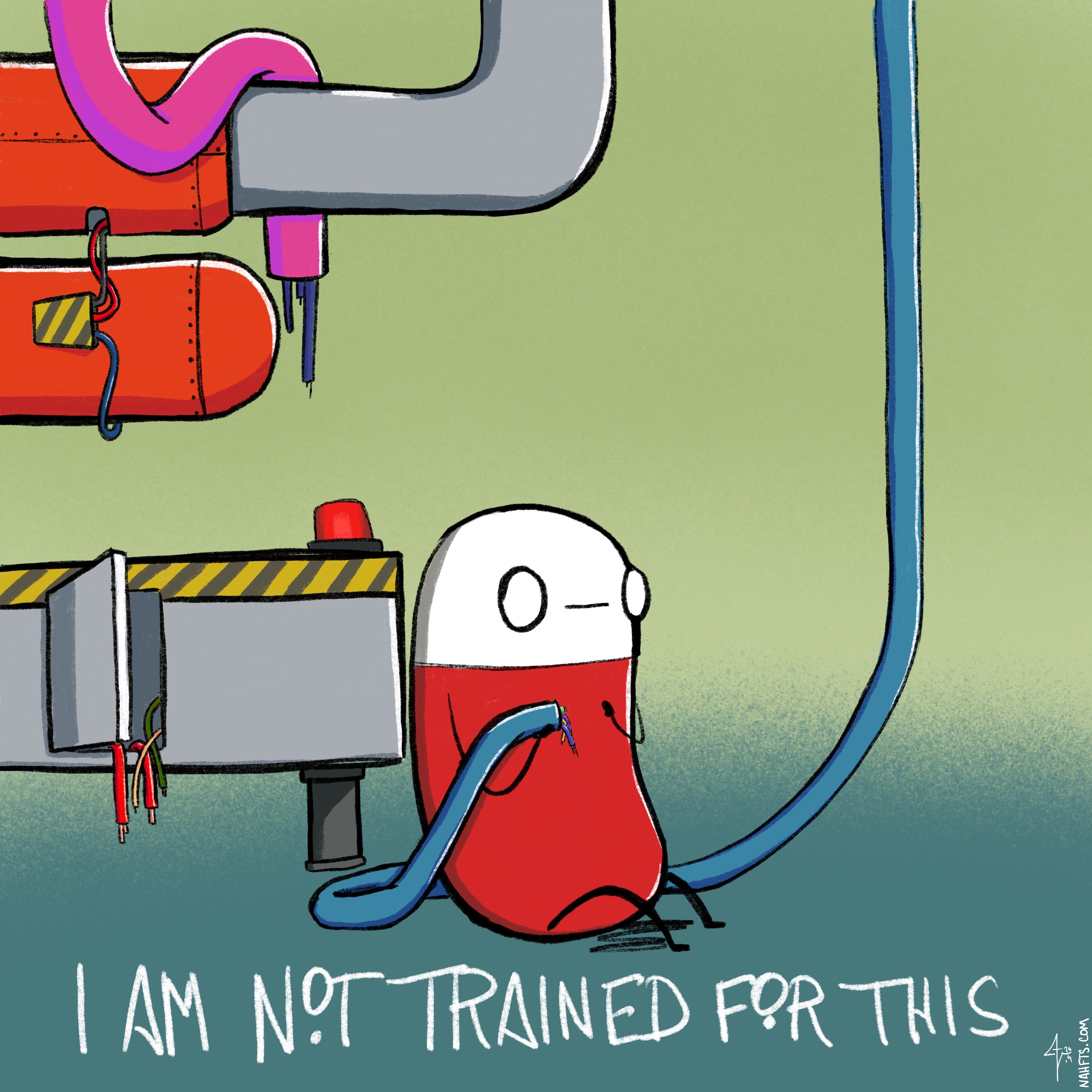 I am not trained for this